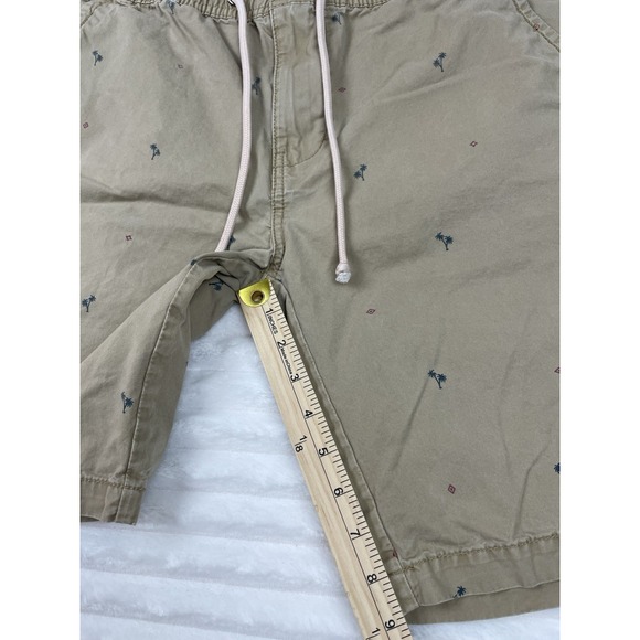 Teamspirit Men's Comfy Casual Pull On Shorts Khaki Size Large 100% Cotton Preppy - Picture 6 of 11